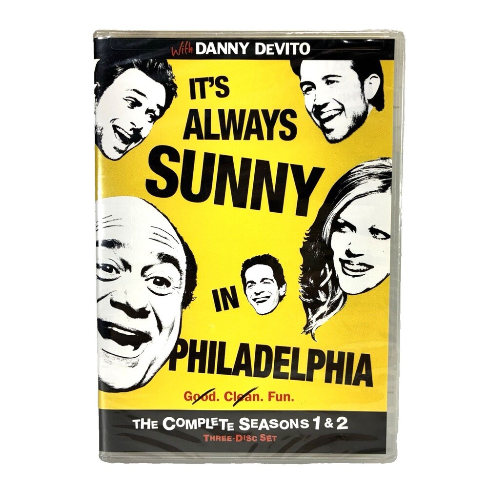 It's Always Sunny in Philadelphia The Complete Season 1&2 DVD New Factory Sealed